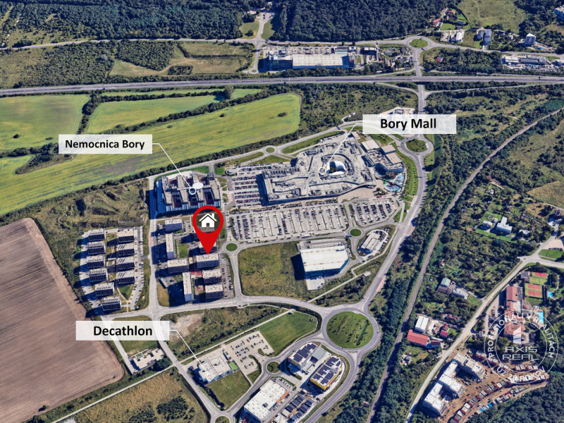  Úplne nový 3i byt v Bory, LODŽIA, KLIMA, PARKOVANIE