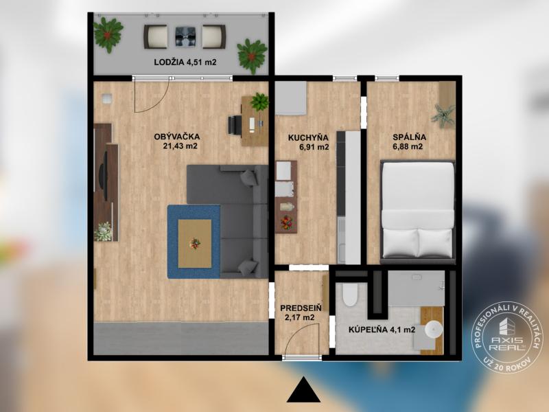 Sale One bedroom apartment, One bedroom apartment, Súmračná, Bratislav