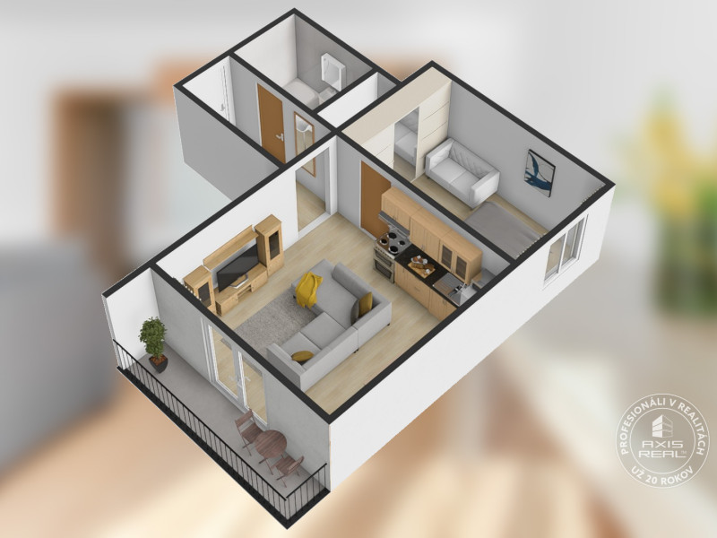  Príjemný 2-izb.byt, LODŽIA, Stupava, Vincenta Šikulu