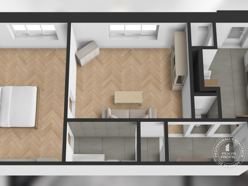   2-izbový byt, BA I. Staré Mesto, Justičná ul.