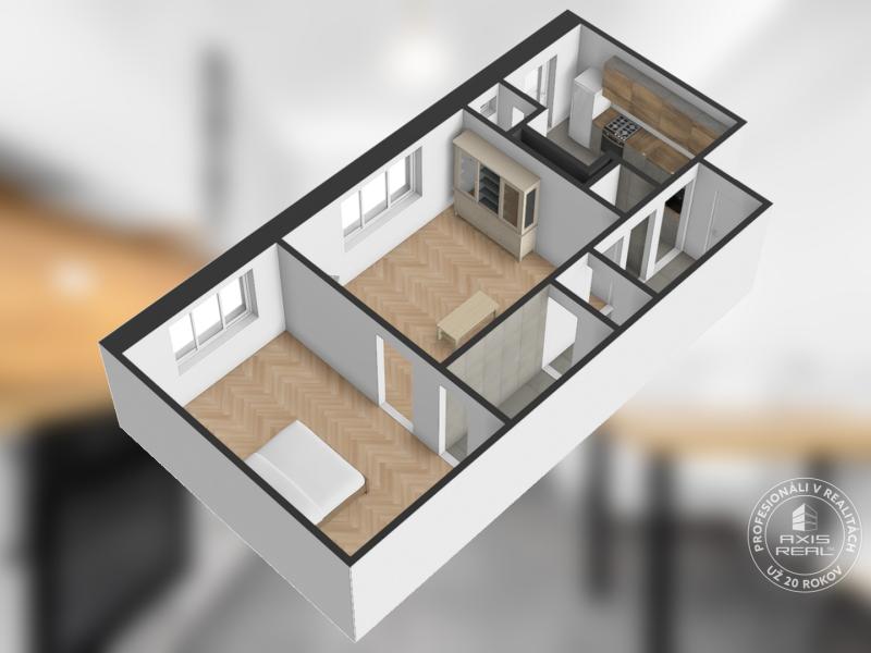   2-izbový byt, BA I. Staré Mesto, Justičná ul.