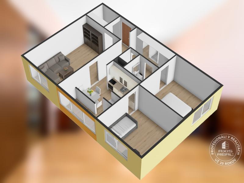   3-izbový byt, BA IV. Dúbravka, ulica Pri kríži