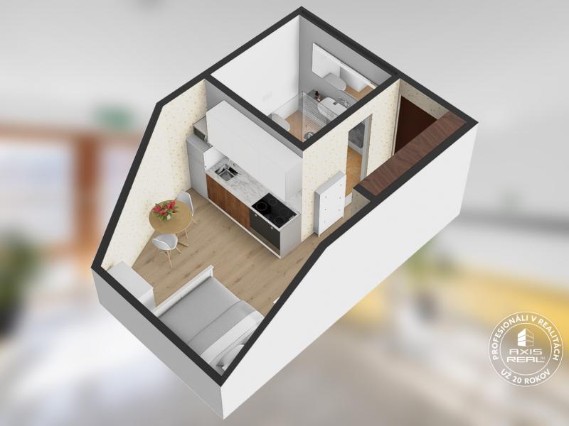  ZARIADENÁ garsónka na brehu jazera Draždiak s parkovaním