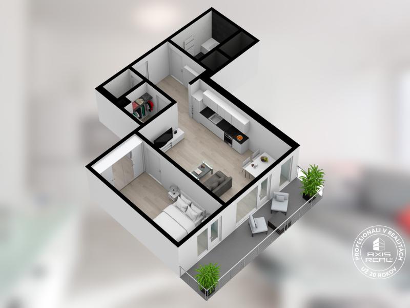 One br. apt., BALCONY-Internet, Jarabinkova Rent, Bratislava Slovakia