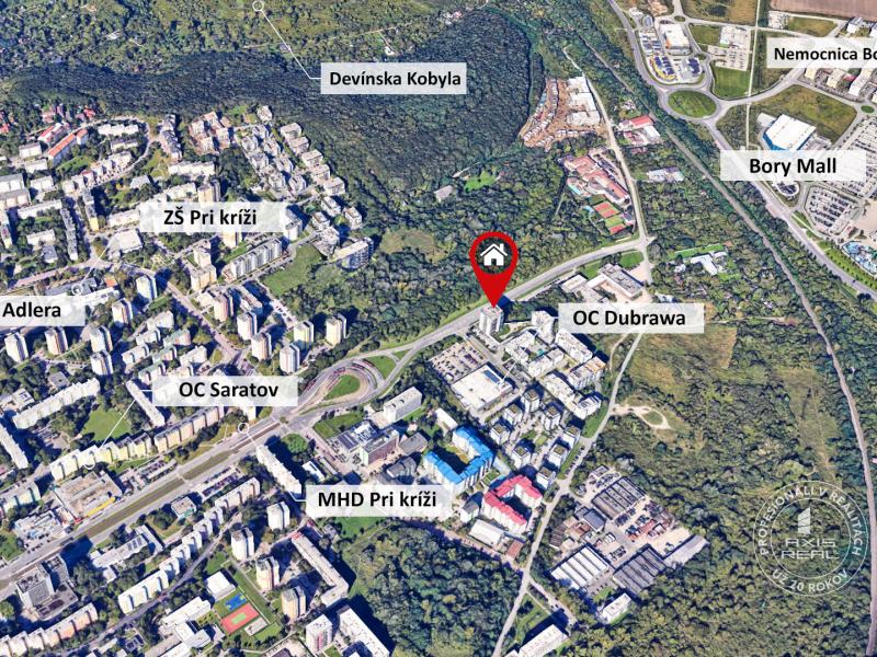  Krásny 2-izb. byt, LODŽIA, GARÁŽ, TAMMI, BA IV. Dúbravka