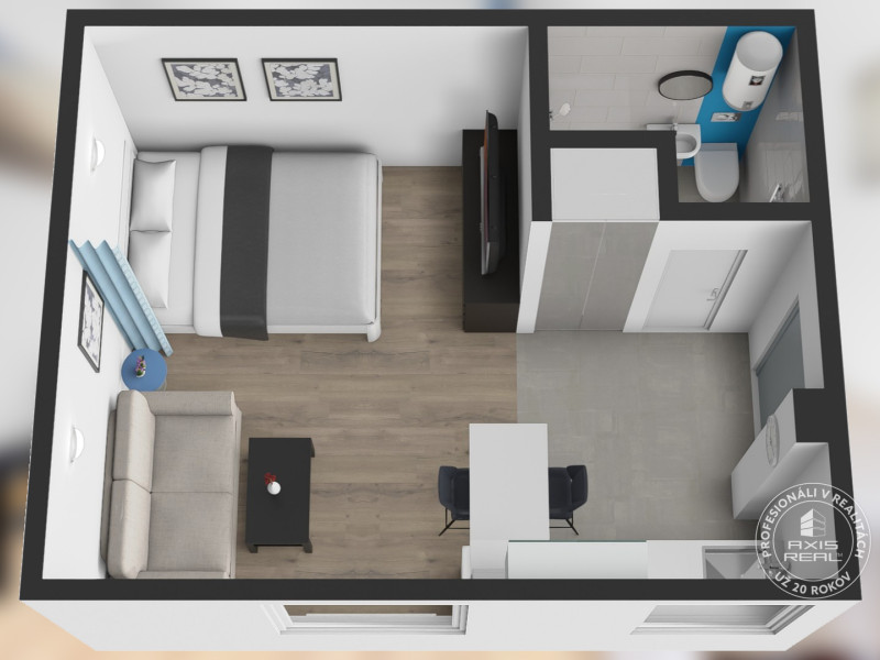  1-izbový byt pri BRATISLAVSKOM HRADE