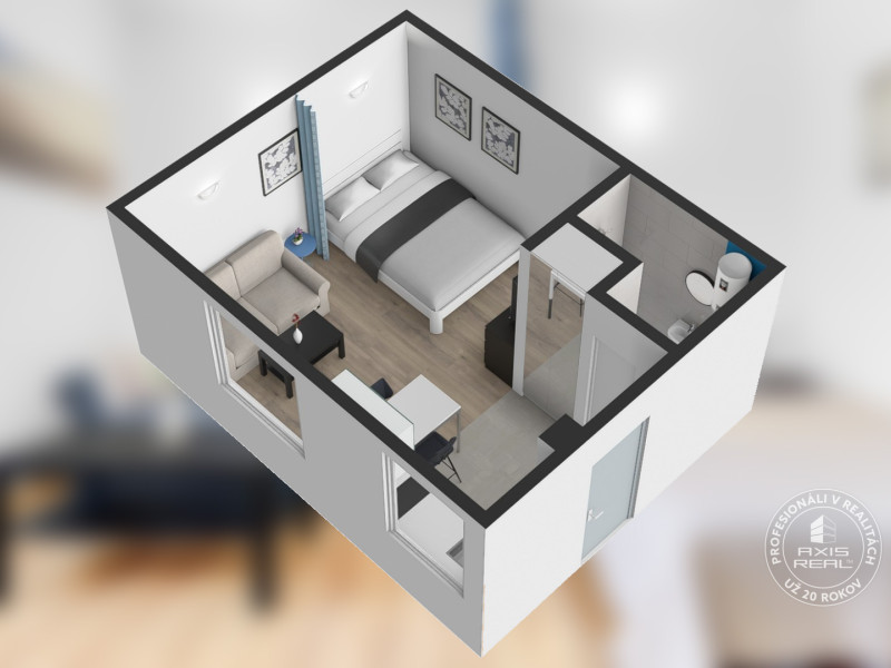  1-izbový byt pri BRATISLAVSKOM HRADE