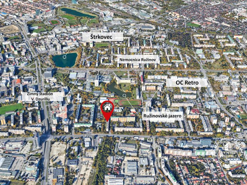  HIGH-END 2-ROOM flat with balcony, Ružinov, Rumančeková