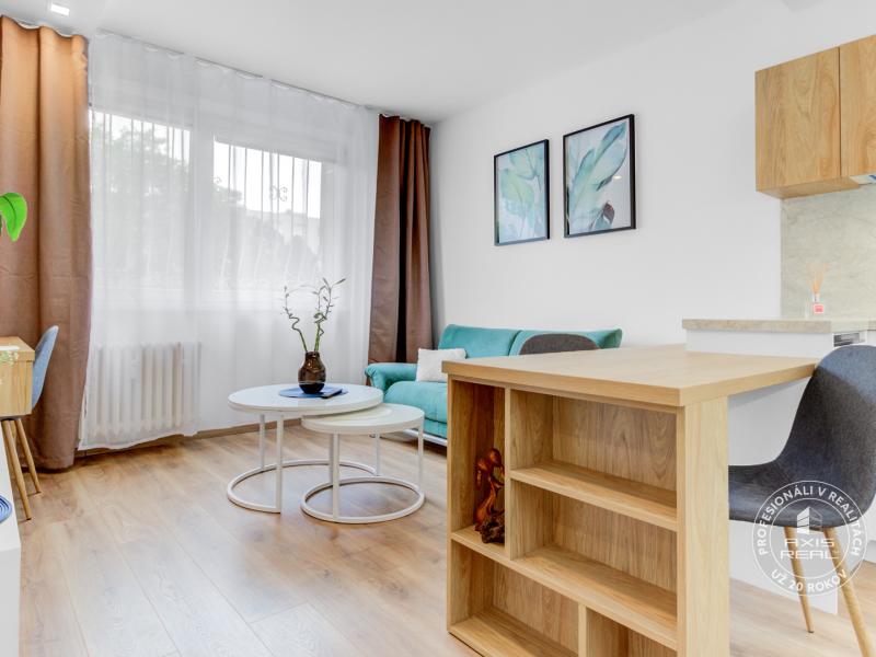  Zariadený 1,5-izbový byt, samostatná spálňa, Hronská 