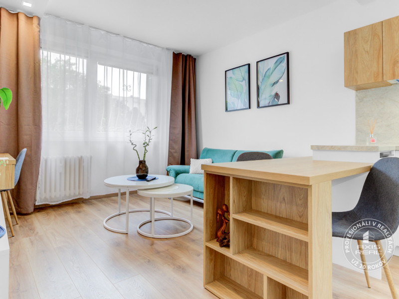  Zariadený 1,5-izbový byt, samostatná spálňa, Hronská 