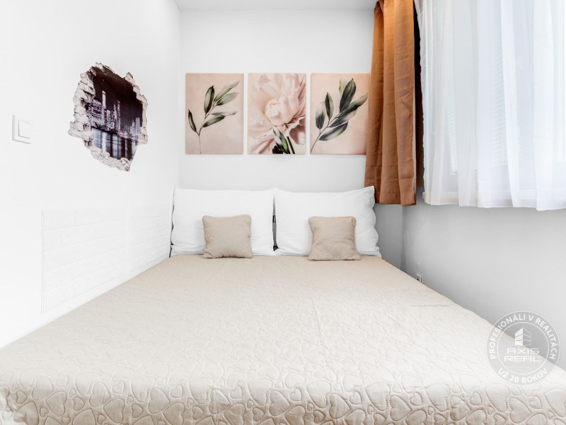  Zariadený 1,5-izbový byt, samostatná spálňa, Hronská 