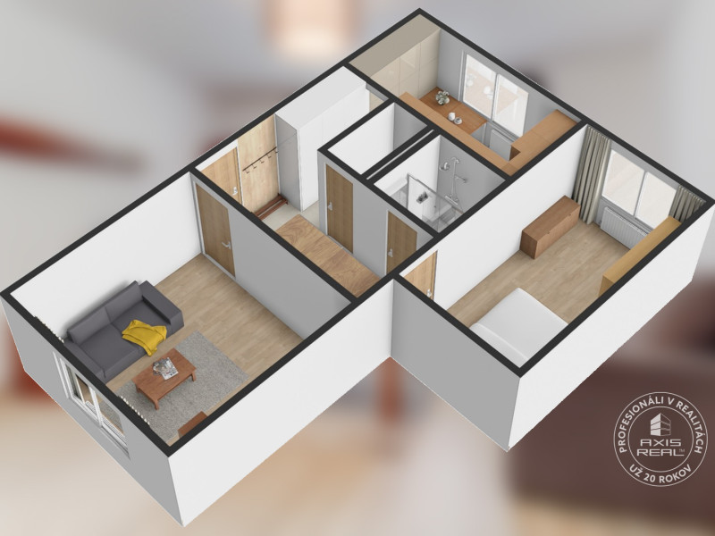  Krásny 2-izb. byt, Bratislava II Ružinov, ul. Hraničná 