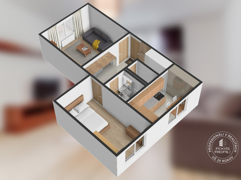  Krásny 2-izb. byt, Bratislava II Ružinov, ul. Hraničná 