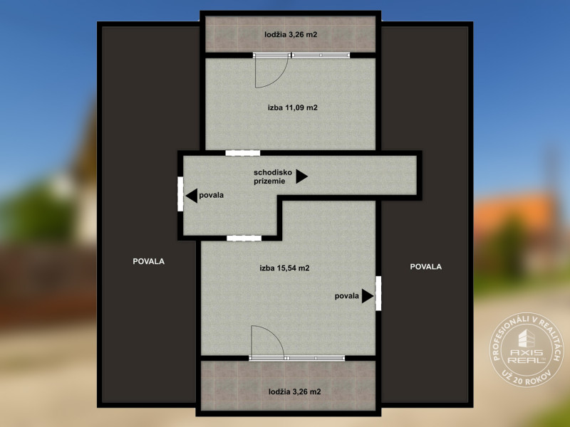  5-izbový TEHLOVÝ dom s GARÁŽOU v pôvodnom stave, Jelka