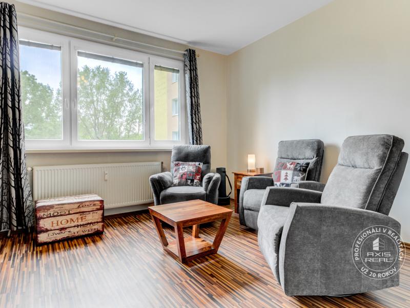  3-izbový byt pri Chorvátskom ramene s výhľadom do zelene