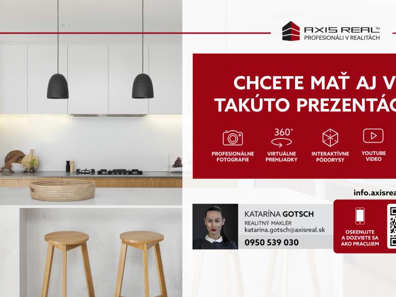 REZERVOVANÝ | 3-izbový byt pri Chorvátskom ramene s výhľadom do zelene