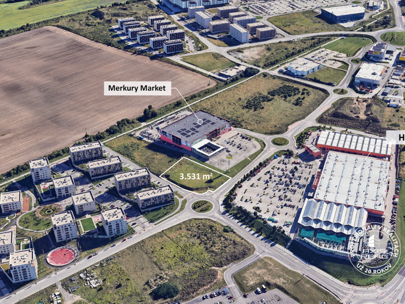  Stavebný pozemok 3.531 m2, BA IV DNV - BORY