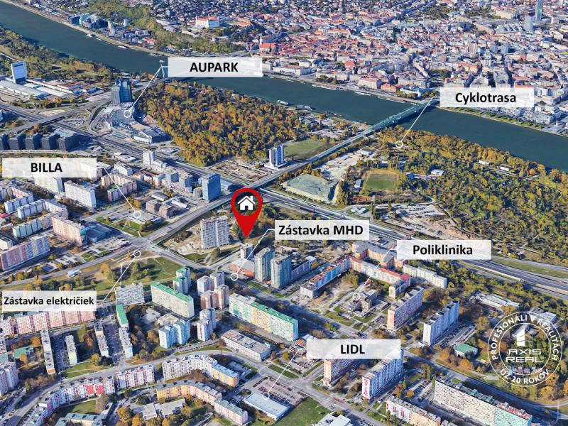  2-izb. byt, NOVOSTAVBA "ALBERO", BA V. Petržalka, Bosákova