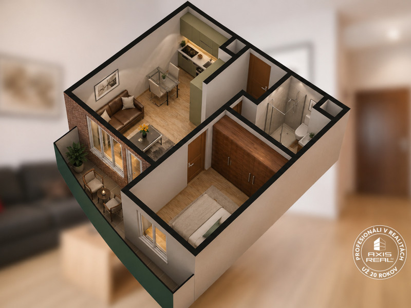 One bedroom apartment, Bosákova, Rent, Bratislava - Petržalka