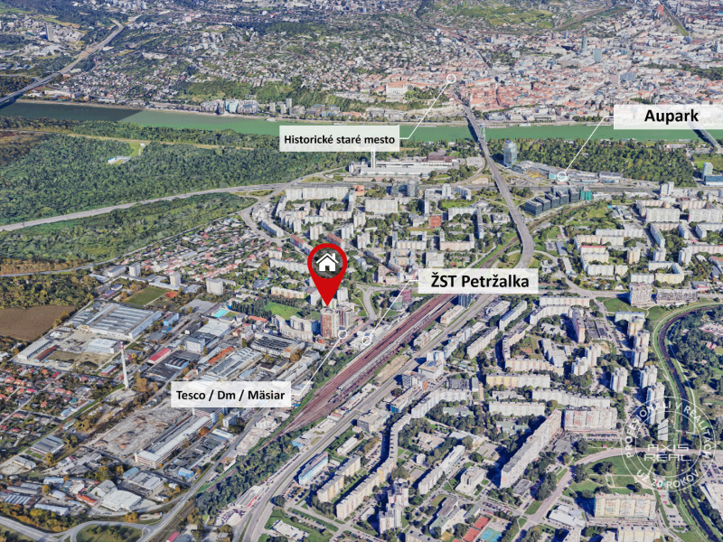  Krásny 2-izb. aprtmán, parking, Vienna Gate, Kopčianska