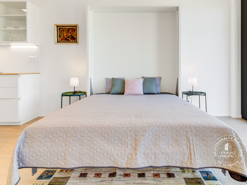  New 1-room apartment with a BALCONY and PARKING