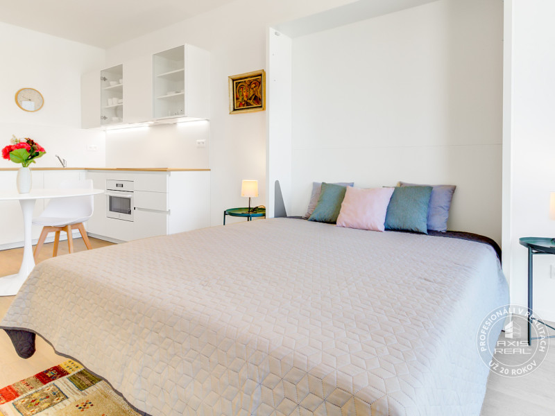  New 1-room apartment with a BALCONY and PARKING
