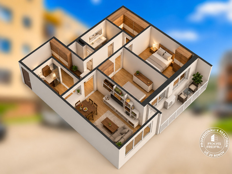Two bedroom apartment, Štefana Majera 2, Záhorská Bystrica