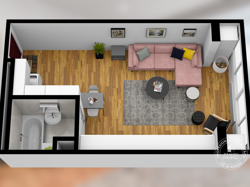 Single Studio, Slávičie údolie, Rent, Bratislava - Staré Mesto