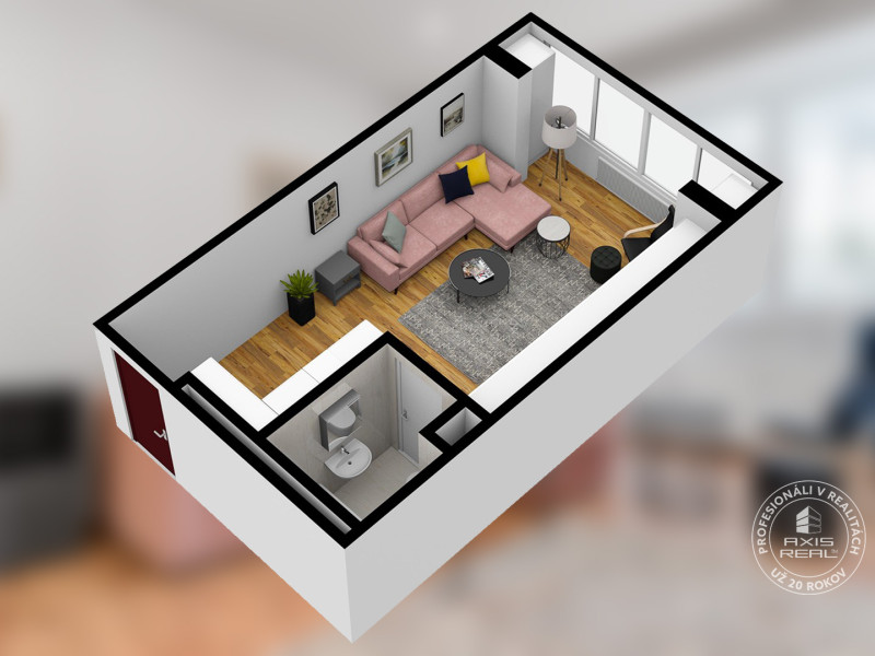 Single Studio, Slávičie údolie, Rent, Bratislava - Staré Mesto