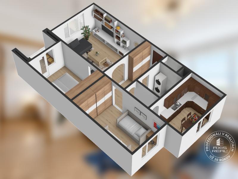 Sale Two bedroom apartment, Two bedroom apartment, Mierová, Stará Ľubo