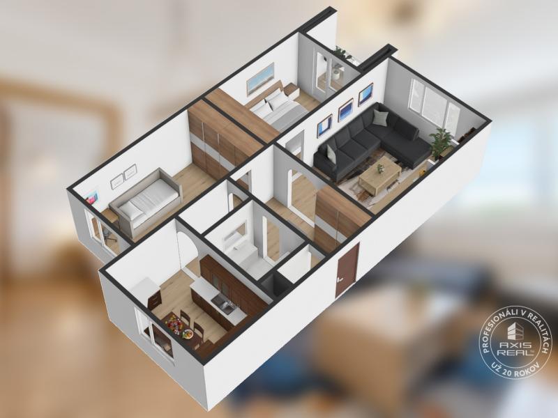 Sale Two bedroom apartment, Two bedroom apartment, Mierová, Stará Ľubo