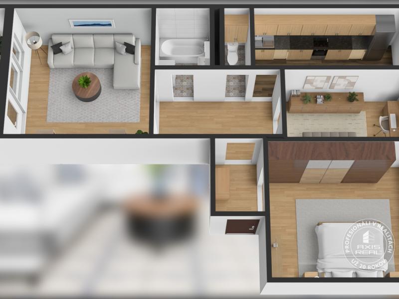 Rent Two bedroom apartment, Two bedroom apartment, Šustekova, Bratisla