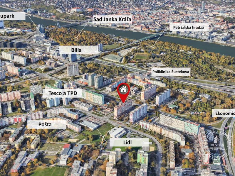 Rent Two bedroom apartment, Two bedroom apartment, Šustekova, Bratisla