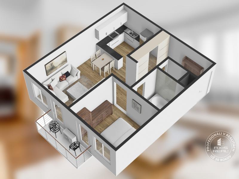 Rent One bedroom apartment, One bedroom apartment, Hraničná, Bratislav