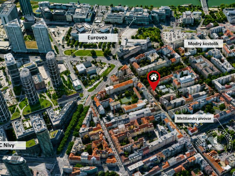  Garsónka, VLASTNÝ VCHOD, BA I. Staré Mesto,  Lazaretská