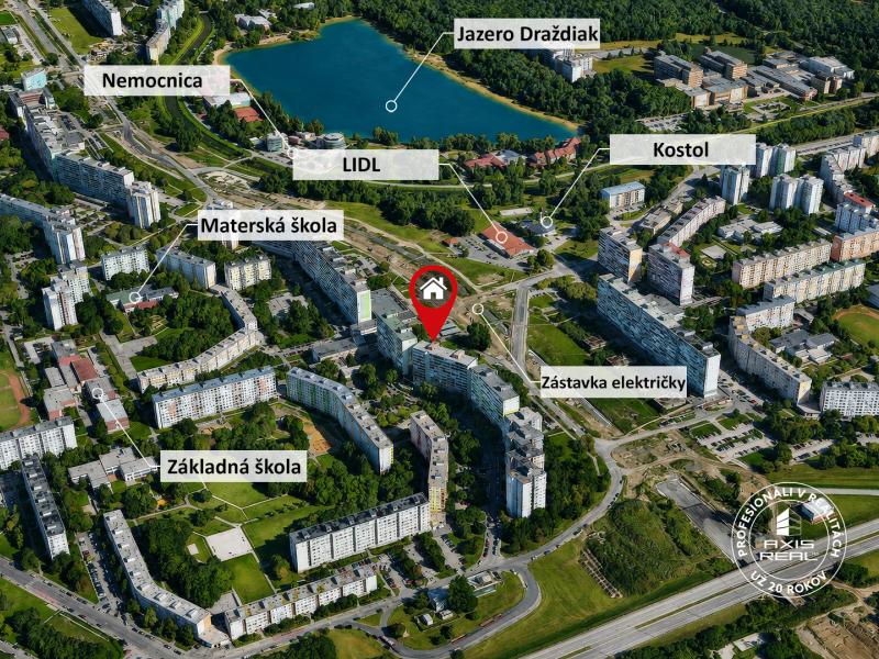  1-IZBOVÝ BYT 38 m², BA V - PETZRŽALKA, VÍGĽAŠSKÁ ULICA