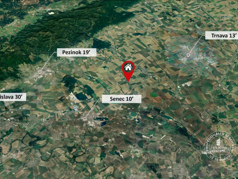  2-podlažný rodinný dom, veľká záhrada, garáž - obec Kaplna