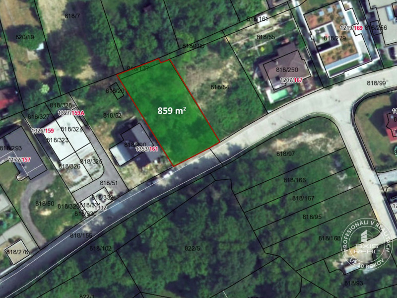  Pekný stavebný pozemok (859 m2) v Marianke