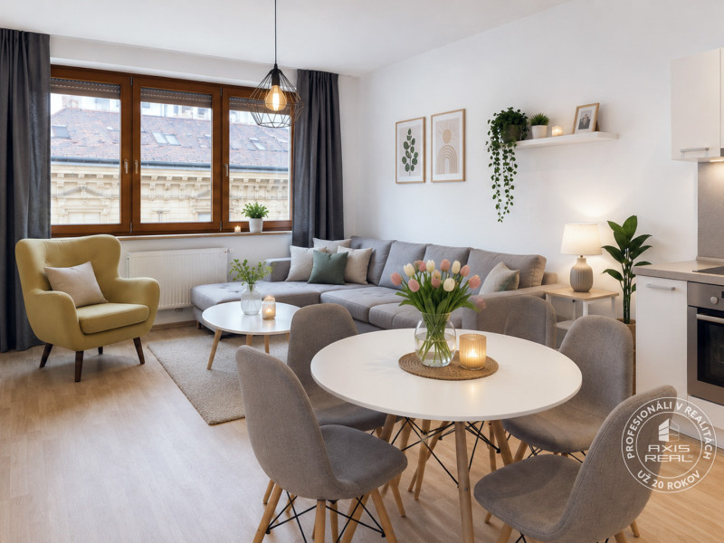  Elegantný zariadený 2i byt 60 m2 v City Gate, Laurinská ul