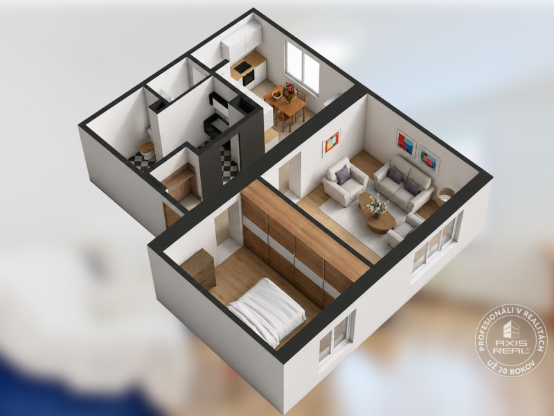 Sale One bedroom apartment, One bedroom apartment, Obrancov mieru, Sta