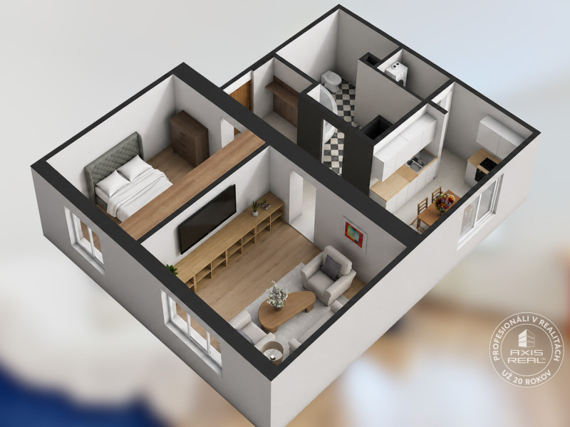 Sale One bedroom apartment, One bedroom apartment, Obrancov mieru, Sta