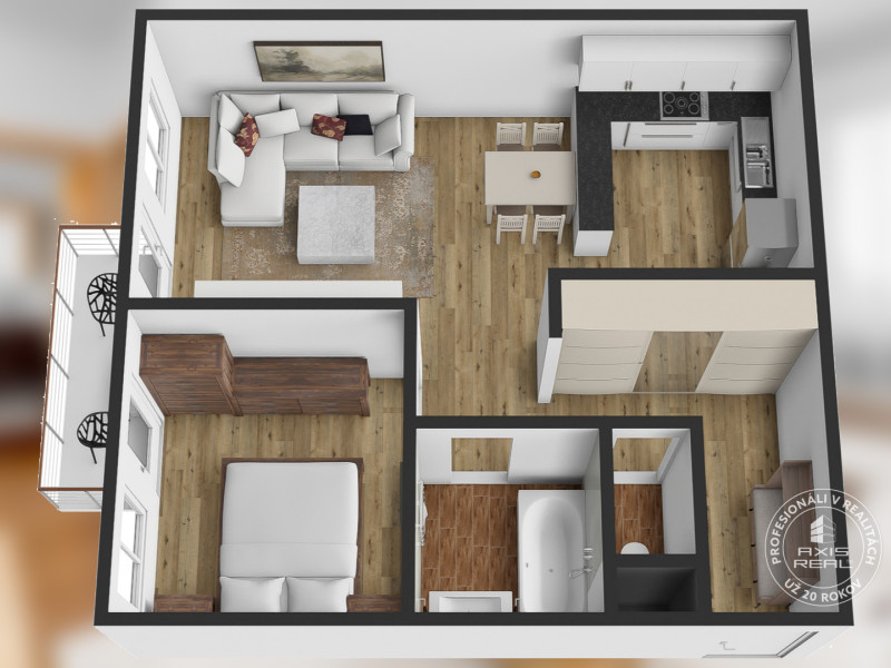 Rent One bedroom apartment, One bedroom apartment, Hraničná, Bratislav