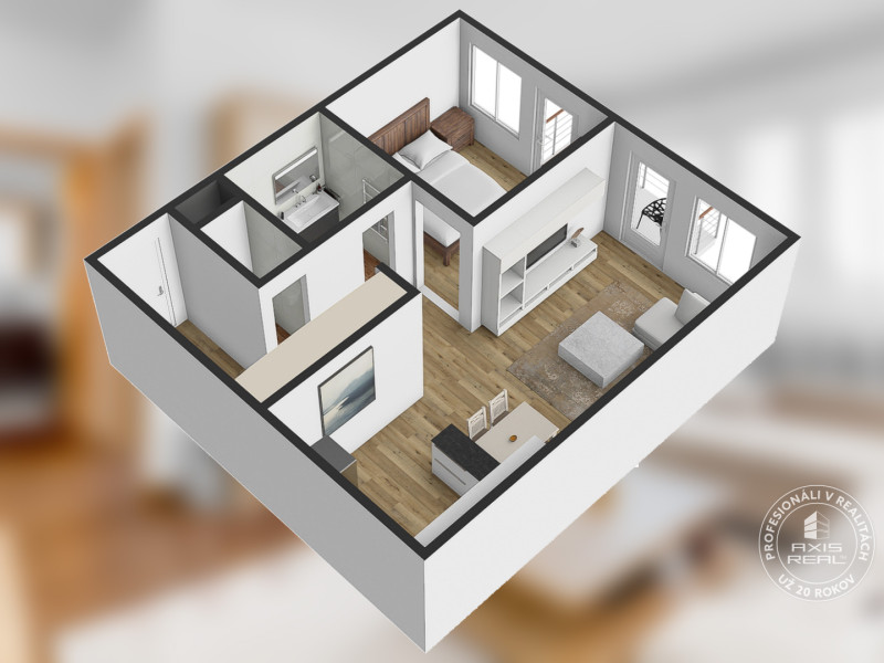 Rent One bedroom apartment, One bedroom apartment, Hraničná, Bratislav