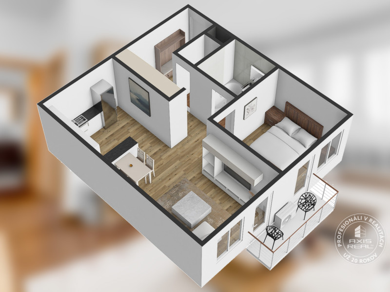 Rent One bedroom apartment, One bedroom apartment, Hraničná, Bratislav