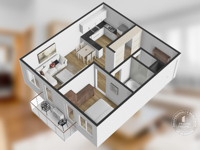 Rent One bedroom apartment, One bedroom apartment, Hraničná, Bratislav