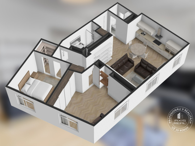 Rent Two bedroom apartment, Two bedroom apartment, Jelenia, Bratislava