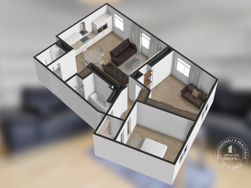 Rent Two bedroom apartment, Two bedroom apartment, Jelenia, Bratislava