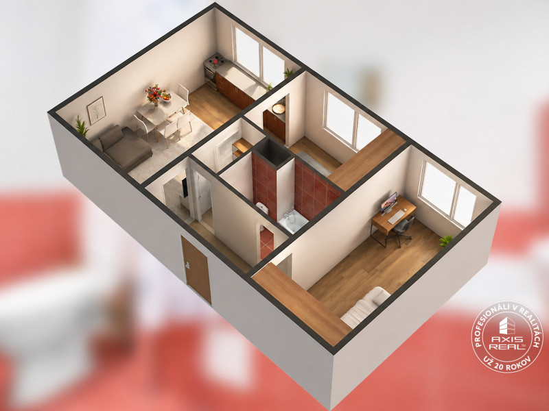 Two bedroom apartment, Námestie hraničiarov