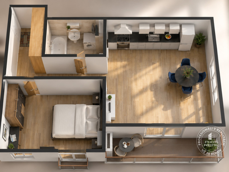 Rent One bedroom apartment, Vincenta Šikulu, Stupava, Slovakia