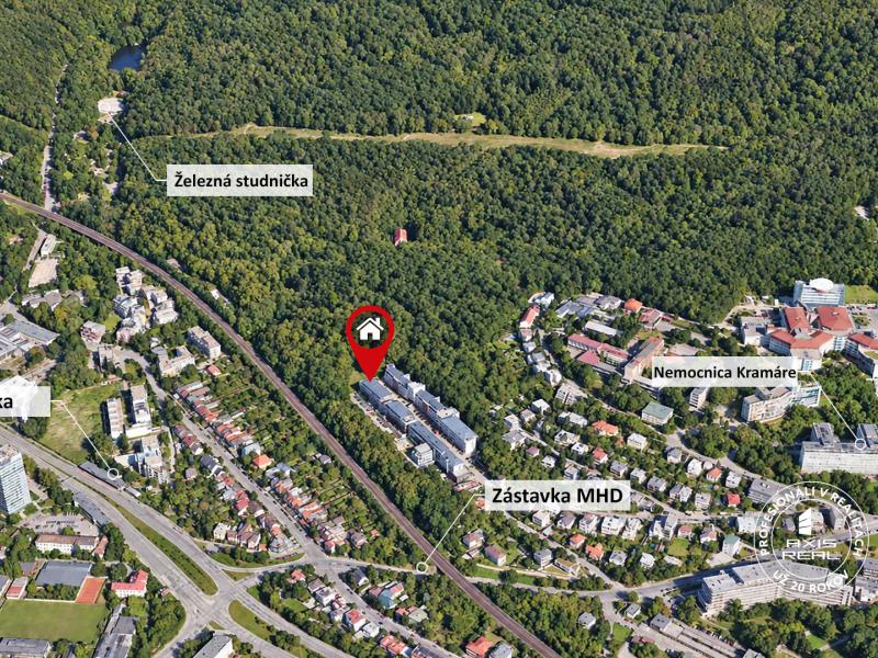  2-izbový byt s TERASOU a garážou, BA III. Kramáre